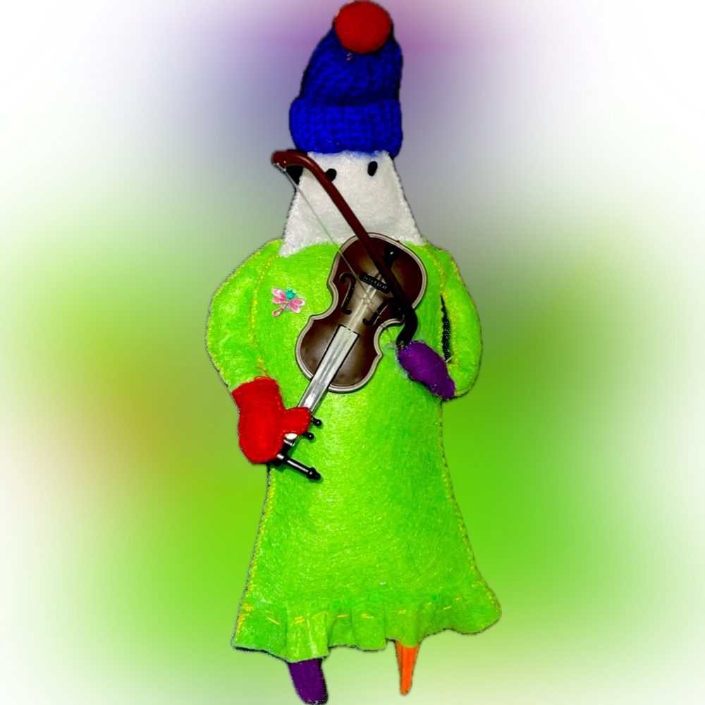 Mummer Ornament Hand Sewn